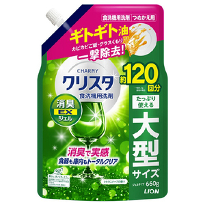 ライオン チャーミークリスタ消臭EXジェル詰替 660G ｸﾘｽﾀｼﾕｳｼﾕｳEXｼﾞｴﾙｶｴ660G-イメージ1
