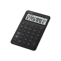 カシオ ミニジャスト型スタイリッシュ電卓 アイアンブラック MS-M200-BK-N