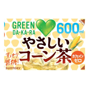 サントリー GREENDAKARA やさしいコーン茶 600mL×24本 FCJ559U-イメージ2