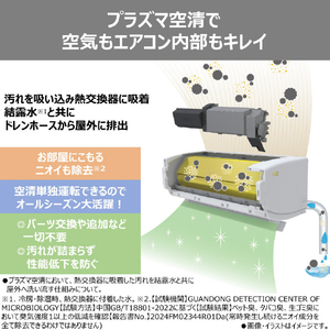 東芝 「工事代金別」 14畳 フィルター自動清掃 エアコン e angle select 大清快 U-DXシリーズ RASU401E5DXWS-イメージ4