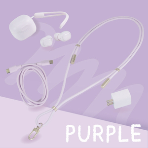e angle USBケーブル(1m) パープル ANGL-UCA-25-01-PU-イメージ6