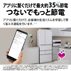 SHARP 【フレンチドア】505L 冷蔵庫 FiT63cmシリーズ冷蔵庫 ダスクダークメタル SJ-MF51R-H-イメージ13