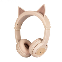 Onanoff キッズ用ヘッドホン BuddyPhones PlayEars+ with BEAM MIC CAT BT-BP-PLAYP-EARS-CAT