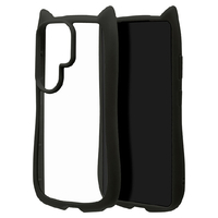 ラスタバナナ Galaxy S26 Ultra用 猫耳ケース TPU×PC ブラック 9349GS26UHPBK