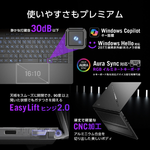 ASUS ROG Zephyrus G14 (GU405AR) エクリプスグレー GU405AR-U9R5070TIG-イメージ9