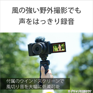 SONY デジタル一眼カメラ・パワーズームレンズキット α VLOGCAM ZV-E10 II ホワイト ZV-E10M2K W-イメージ17