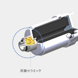 takagi ナチュ交換用浄水カｰトリッジ2個入 ホワイト H885R2-イメージ9
