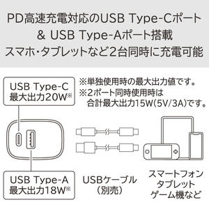 e angle USB充電器 ピンク ANGL-UCH-25-04-P-イメージ4