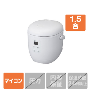 KOIZUMI ライスクッカーミニ ホワイト KSC1514W-イメージ1