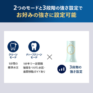 ソニッケア ソニッケアー 口腔洗浄機 コードレスパワーフロッサー3000 ミント HX3826/34-イメージ9