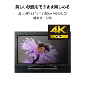 エレコム USB Type-C(TM) - HDMI(R)変換アダプター 100W給電 シルバー AD-CHDMIPD100SV-イメージ4