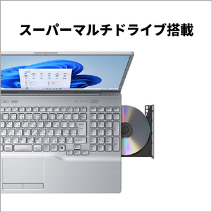 富士通 16型WUXGA/Core i7/Iris Xe グラフィックス/メモリ16GB/約512GB SSD/DVD/WiFi 7 e angle select FMV Note A ファインシルバー FMVA75K3S5-イメージ9
