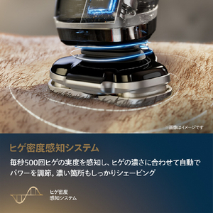 フィリップス 3枚刃シェーバー Shaver i9000 Prestige ダークグレイ XP9202/05-イメージ9