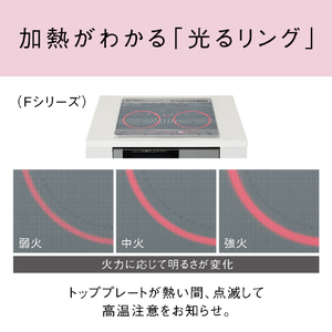 パナソニック 「標準工事＋引取料金込み」 ビルトインIHクッキングヒーター(幅60cm) Fシリーズ ブラック KZ-F1T6XKT-イメージ6