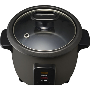 ドウシシャ コンパクト炊飯器 ブラック RCZ-021BK-イメージ4
