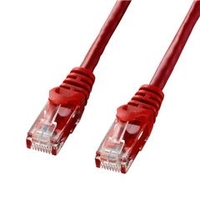 サンワサプライ カテゴリ6UTPLANケーブル(15m) レッド LA-Y6-15R