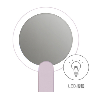 e angle LEDハンドミラー ホワイト ANGT-LHM-25-08-W-イメージ6