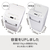 e angle 全自動洗濯機 ホワイト ANG-WM-D80-W-イメージ6