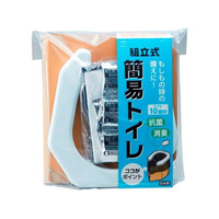 スマイルキッズ 組立式簡易トイレ 10回分 FCD858F-ABO-3210
