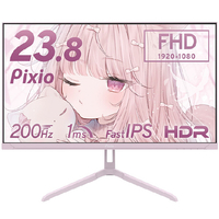 Pixio 23．8型ゲーミング液晶ディスプレイ パステルピンク PX248WAVEK-O