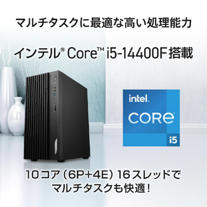MSI 高性能デスクトップパソコン PRO DP180 ブラック PRO-DP180-14ATA-1439JP-イメージ3
