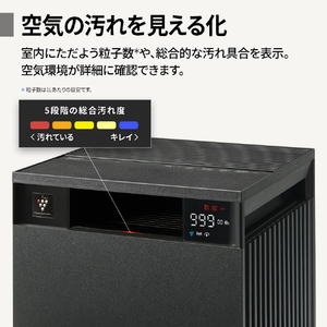 シャープ 空気清浄機 グレー系 FP-U120-H-イメージ10