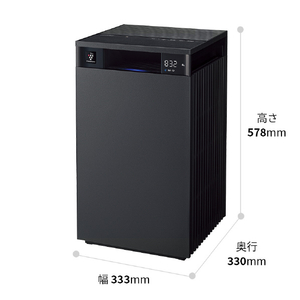 シャープ 空気清浄機 グレー系 FP-U120-H-イメージ3