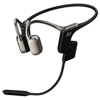 AVIOT 骨伝導イヤホン Openpiece Elite titanium silver WB-E1M-SL