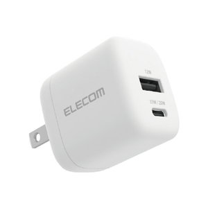 エレコム USB Power Delivery 33W AC充電器(C×1+A×1) ホワイト MPA-AC11433WH-イメージ1