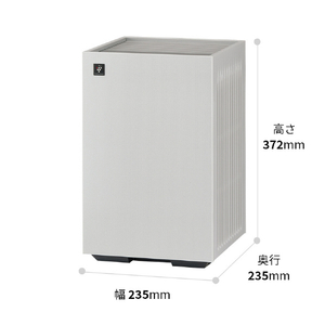 シャープ 空気清浄機 ホワイト系 FU-U40-W-イメージ2