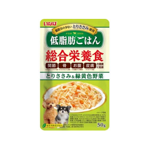 いなば 低脂肪ごはん とりささみ&緑黄色野菜 50g FCU3016-イメージ1