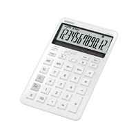カシオ ジャスト型スタイリッシュ電卓 シルキーホワイト JF-M200-WE-N