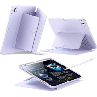 ESR Flip Magnetic Case (Pencil Holder), Compatible with iPad Pro 11 M5/M4 Purple 1B21600402