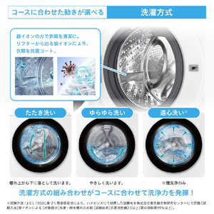 ハイセンス 【左開き】ドラム式洗濯乾燥機 e angle select ホワイト HWF-D120XE5W-イメージ5