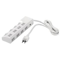 BUFFALO 電源タップ 個別スイッチ4個付(8個口・1．5m) ホワイト BSTAPSD2815WH