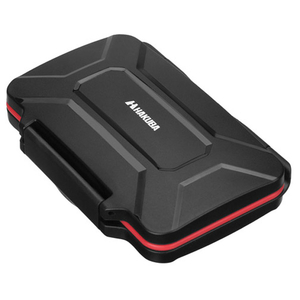 ハクバ ハードメモリーカードケース SD12（SD/microSDカード用） レッド DMC-22SD12RD-イメージ1