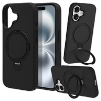 ラスタバナナ iPhone16用 ZEROSAFE MELLOW 磁力充電対応 ブラック 9400IP461ZSMBK