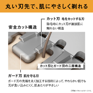 パナソニック ボディトリマー ライトグレー ER-GK9A-H-イメージ3
