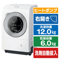 パナソニック 【右開き】ドラム式洗濯乾燥機 マットホワイト NA-LX125ER-W