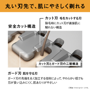 パナソニック ボディトリマー ブラック ER-GK9A-K-イメージ4