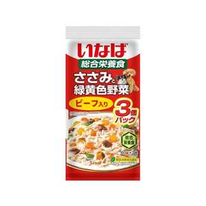 いなば ささみと緑黄色野菜 ビーフ入り 60g×3P FCU3045-イメージ1