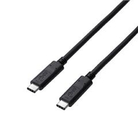エレコム USB3．1ケーブル(認証品、C-C) 1．0m ブラック USB3-CCP10NBK