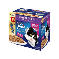 ネスレピュリナペットケア フィリックスパウチ やわらかグリル 子ねこ お魚お肉バラエティ 50g×12袋 FC507NP