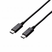 エレコム USB3．1ケーブル(Type-C-TypeC) 1．0m ブラック USB3-CC5P10NBK