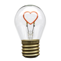 JTT かわいい電球型イルミネーション FunnyNeoBulb ファニーネオンバルブ ハート JTNBULB-HRT