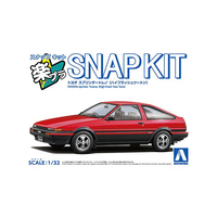 アオシマ 1/32 トヨタ スプリンタートレノ (ハイフラッシュツートン) 楽プラ スナップキット No.11-RB Aﾗｸﾌﾟﾗ11RBﾄﾚﾉﾊｲﾌﾗﾂｼﾕﾂ-ﾄﾝ