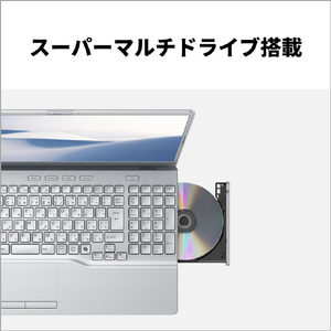 富士通 15．6型フルHD/Ryzen5/Radeonグラフィックス/メモリ16GB/約256GB SSD/DVD/WiFi 6E FMV Note A ファインシルバー FMVA500L1S-イメージ7
