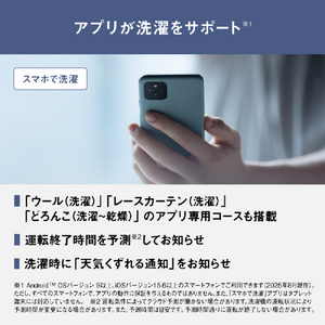 パナソニック 【左開き】ななめドラム式洗濯乾燥機 マットホワイト NA-SD10UBL-W-イメージ11