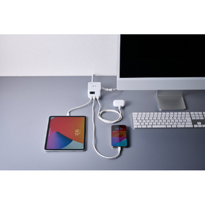 CIO Polaris CUBE DESK ホワイト CIO-PCD67W2C1A-WH-イメージ5