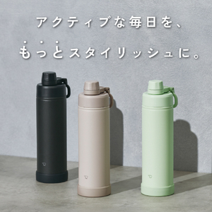 象印 ステンレスクールボトル(0.75L) ライトグリーン SD-KA75-GM-イメージ3